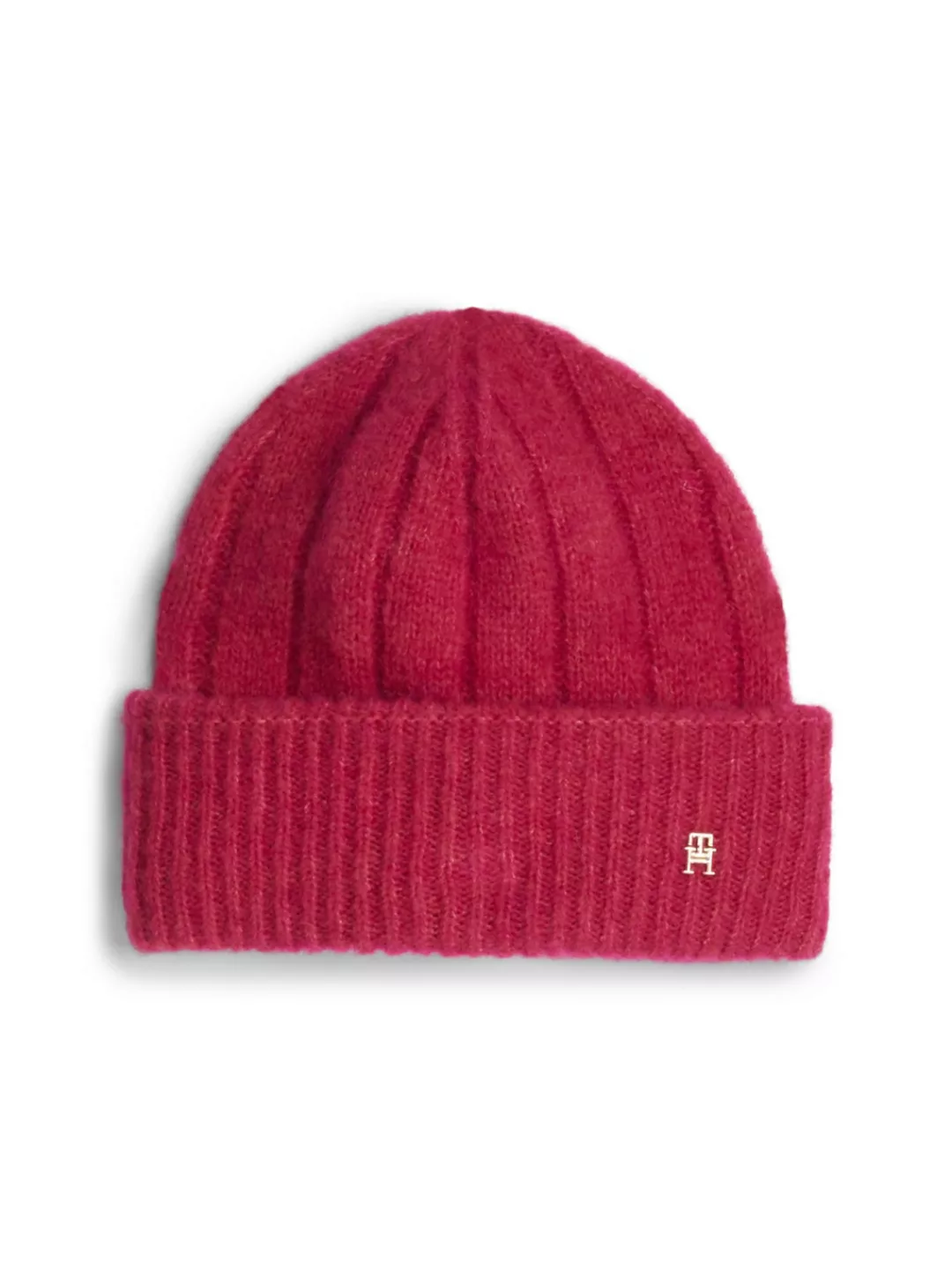 Tommy Hilfiger Beanie "TH TIMELESS BEANIE", mit Monogramm-Emblem günstig online kaufen