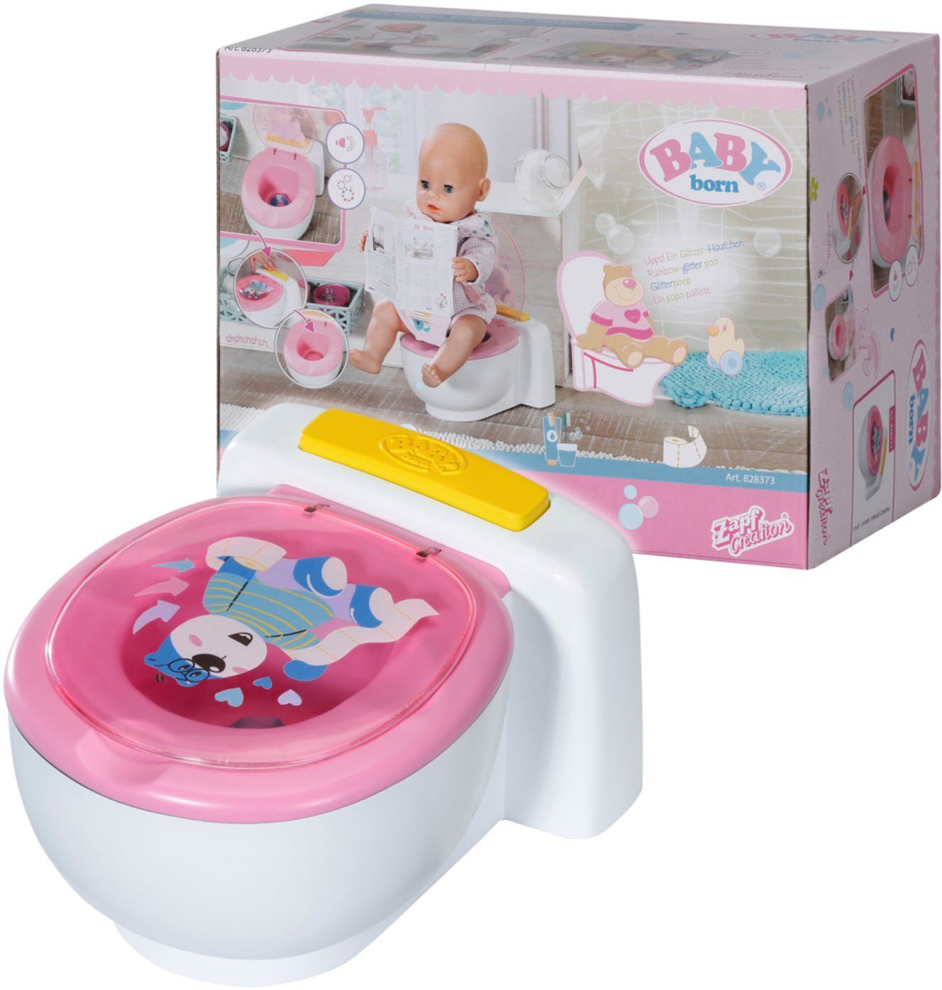 Baby Born Puppen Toilette Bath, mit günstig online kaufen