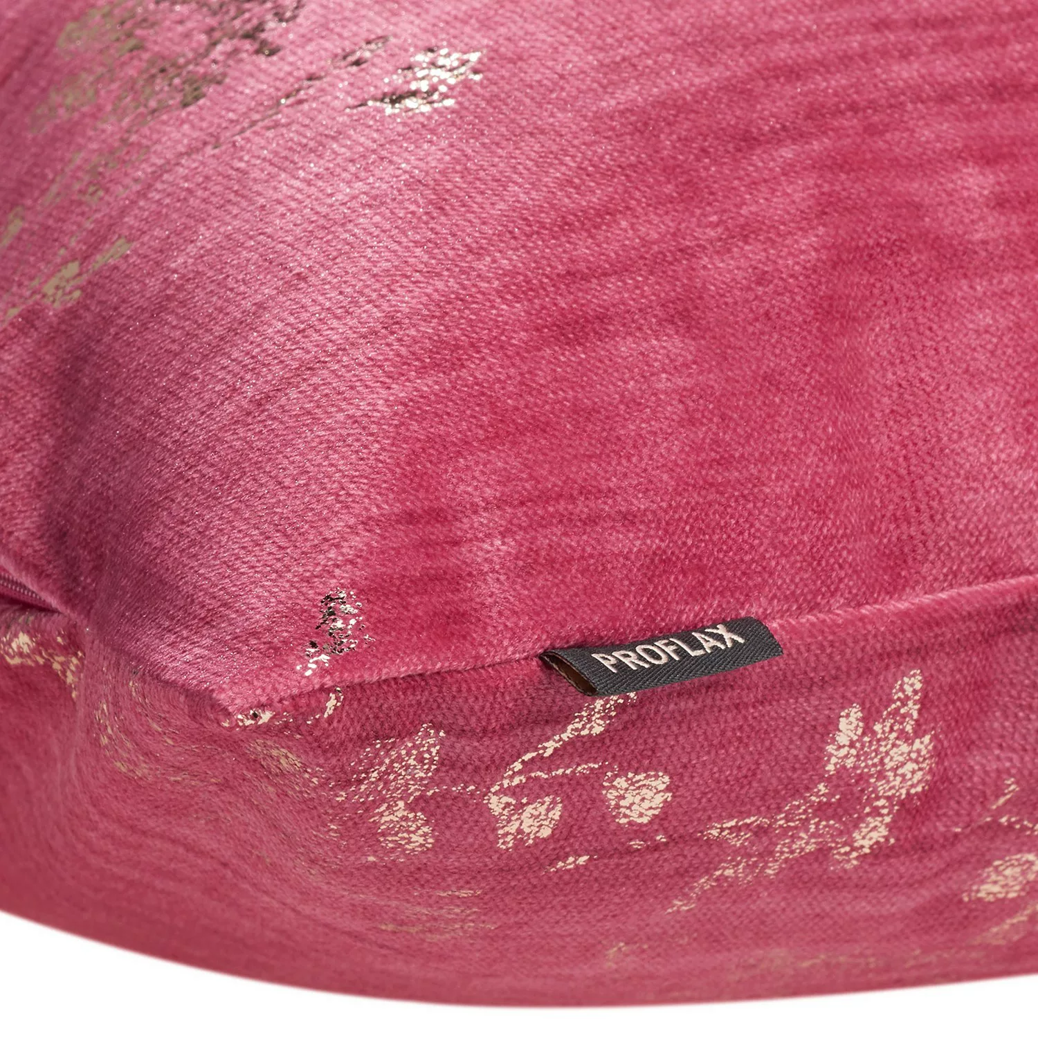 home24 Proflax Kissenbezug Nicole Pink 50x50 cm (BxH) Microfaser günstig online kaufen