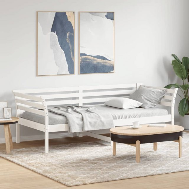 vidaXL Gästebett vidaXL Gästebett Tagesbett Weiß 90x200 cm Massivholz Kiefe günstig online kaufen