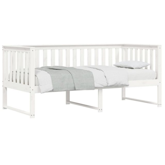 furnicato Bett Tagesbett ohne Matratze Weiß 90x200 cm Massivholz Kiefer (1- günstig online kaufen