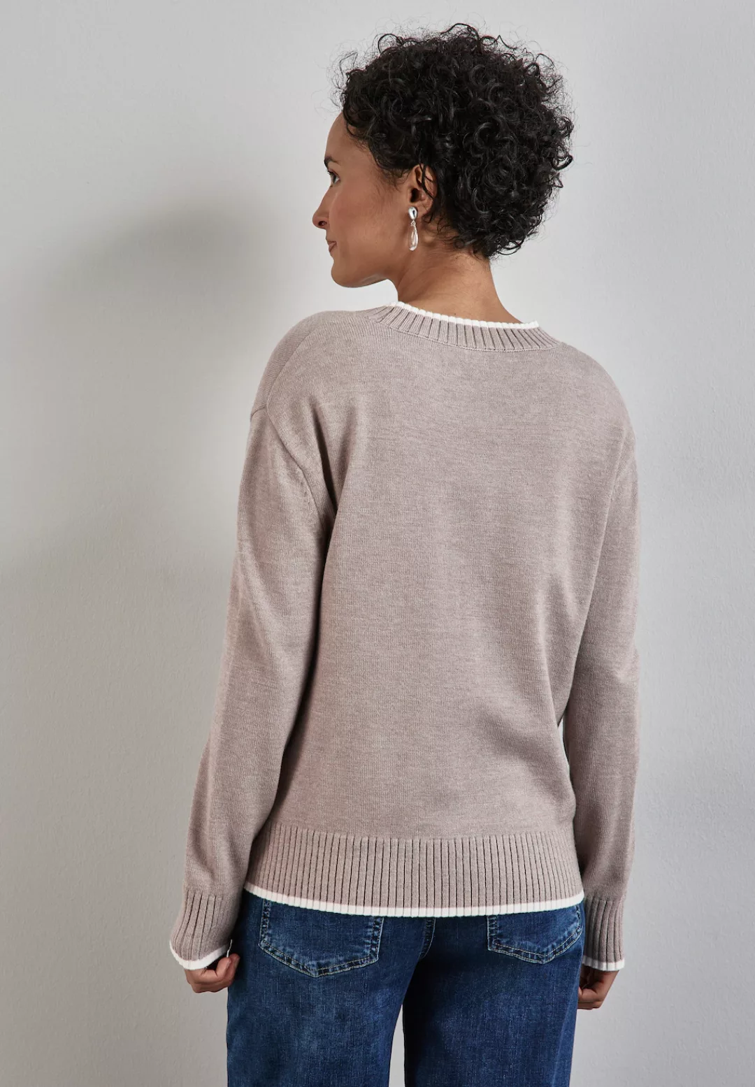 STREET ONE Strickpullover, aus softem Materialmix günstig online kaufen