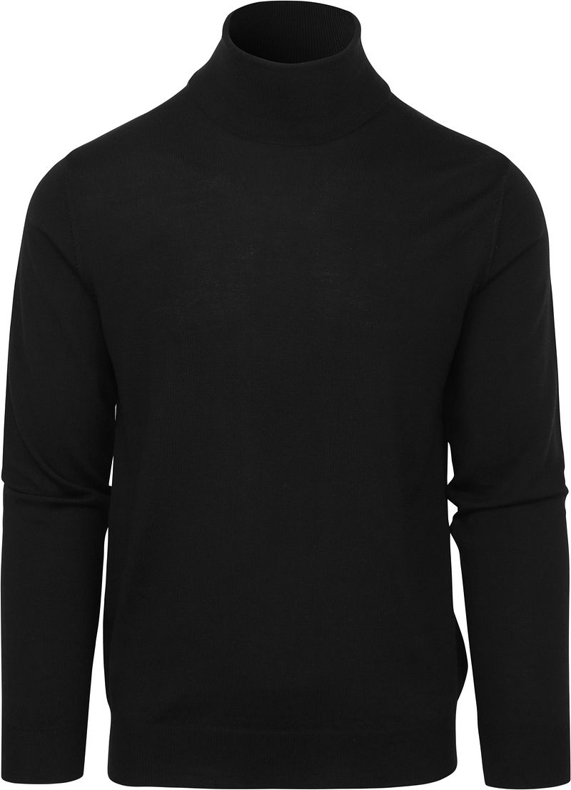 Suitable Merino Rollkragen Schwarz - Größe L günstig online kaufen