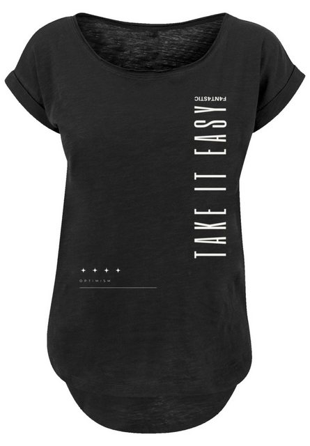F4NT4STIC T-Shirt PLUS SIZE T-SHIRT Take It Easy Print günstig online kaufen