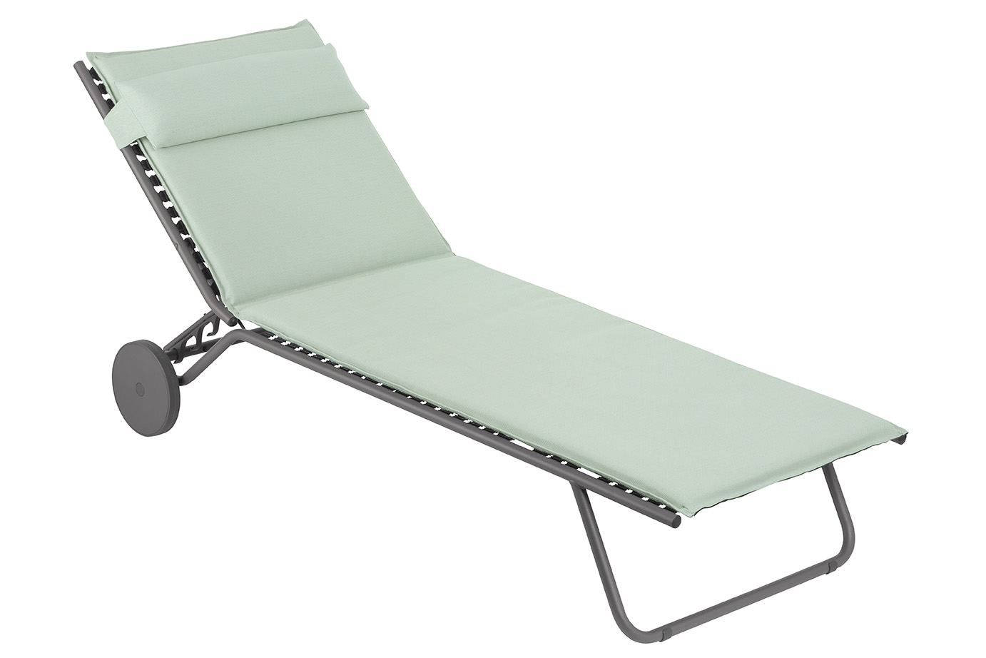 Outdoor Sonnenliege BAYANNE Jade / Gestell Titane günstig online kaufen