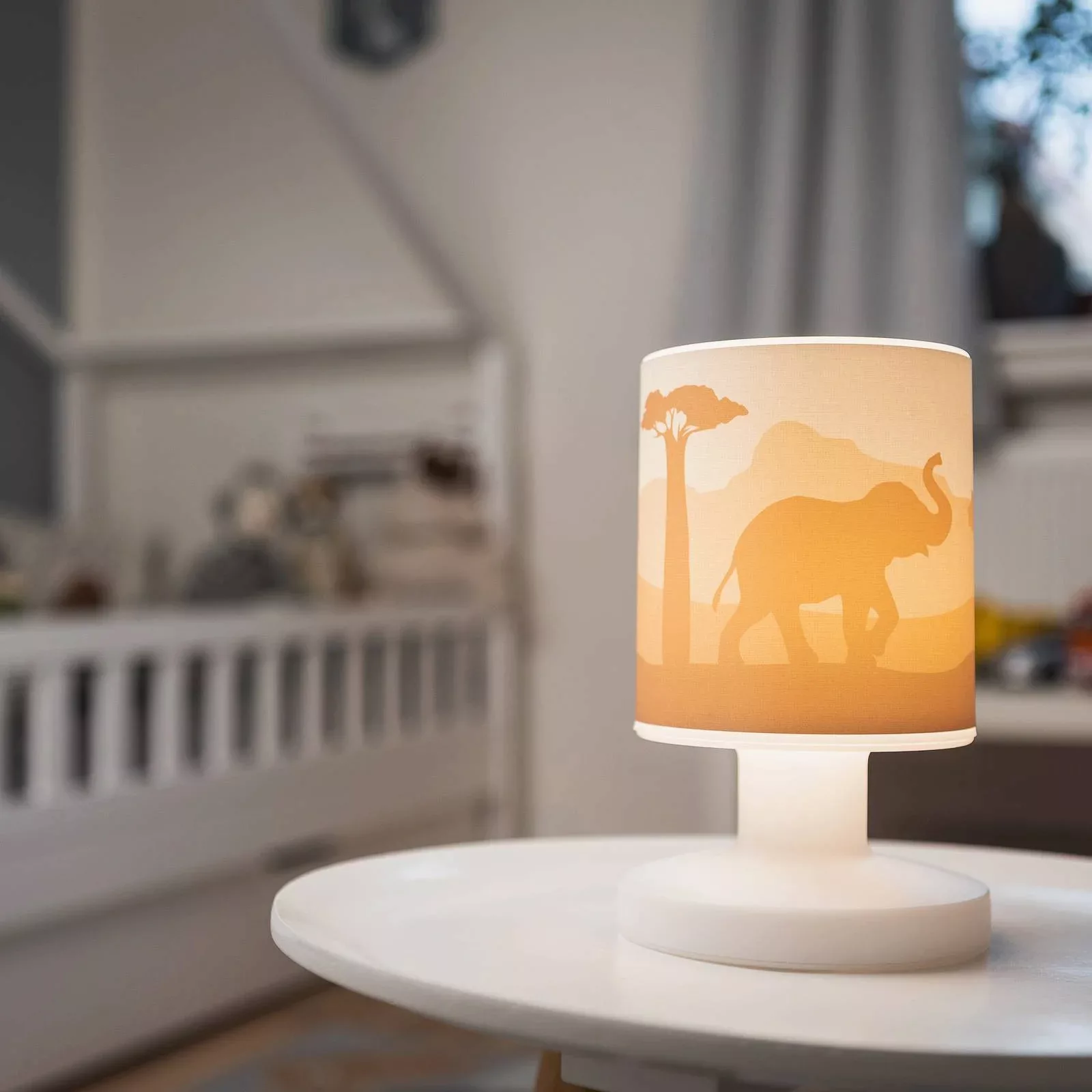 LED-Akkutischleuchte Scandi Savanne, orange, 21, cm günstig online kaufen