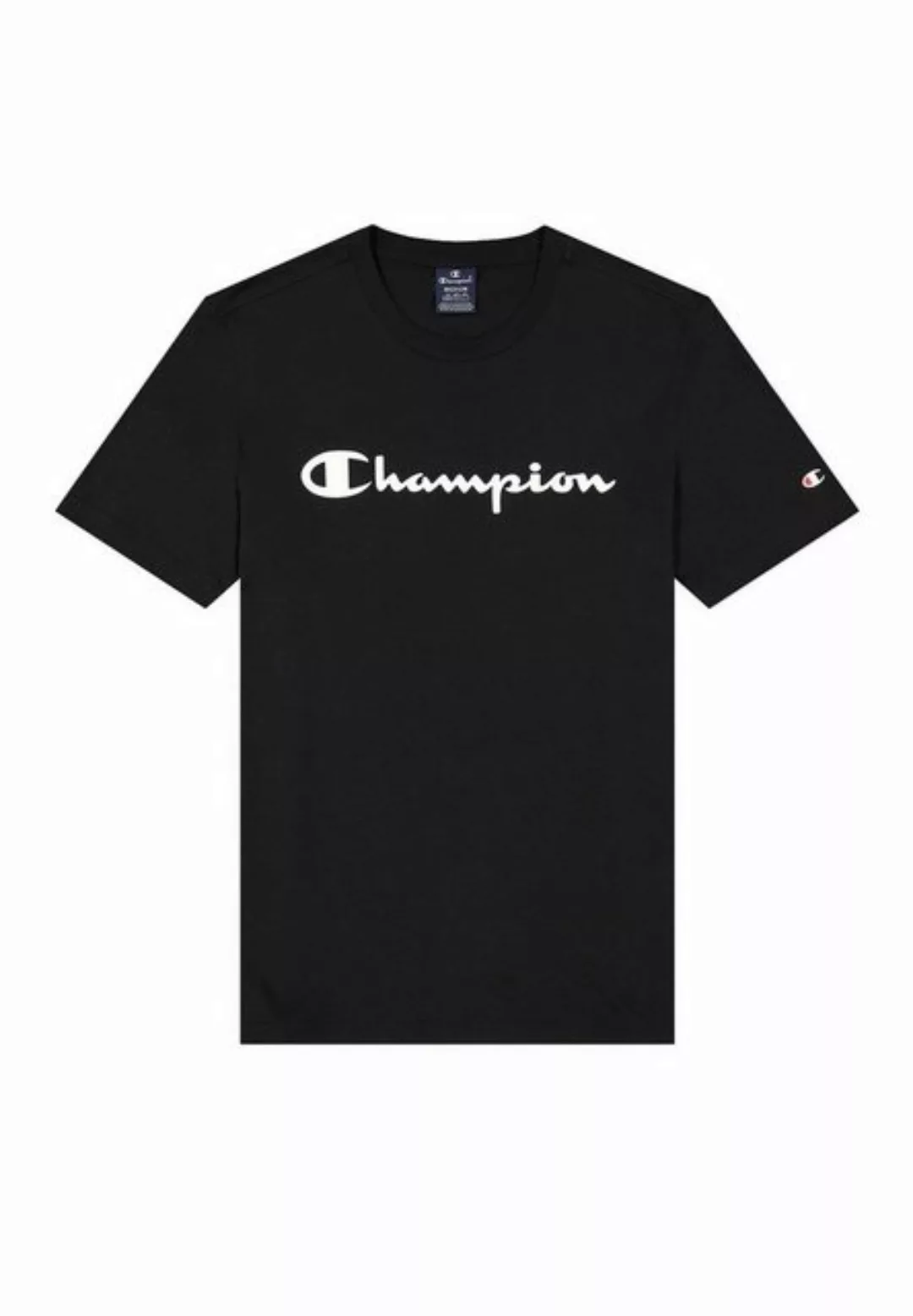 Champion T-Shirt Champion Herren T-Shirt 218477 KK001 NBK Schwarz günstig online kaufen