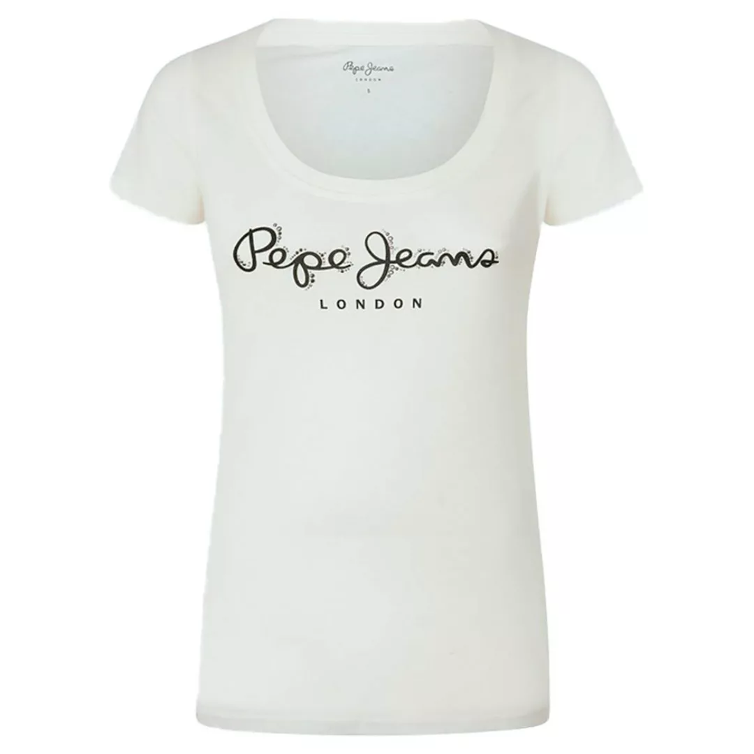 Pepe Jeans Pam Kurzärmeliges T-shirt L Off White günstig online kaufen