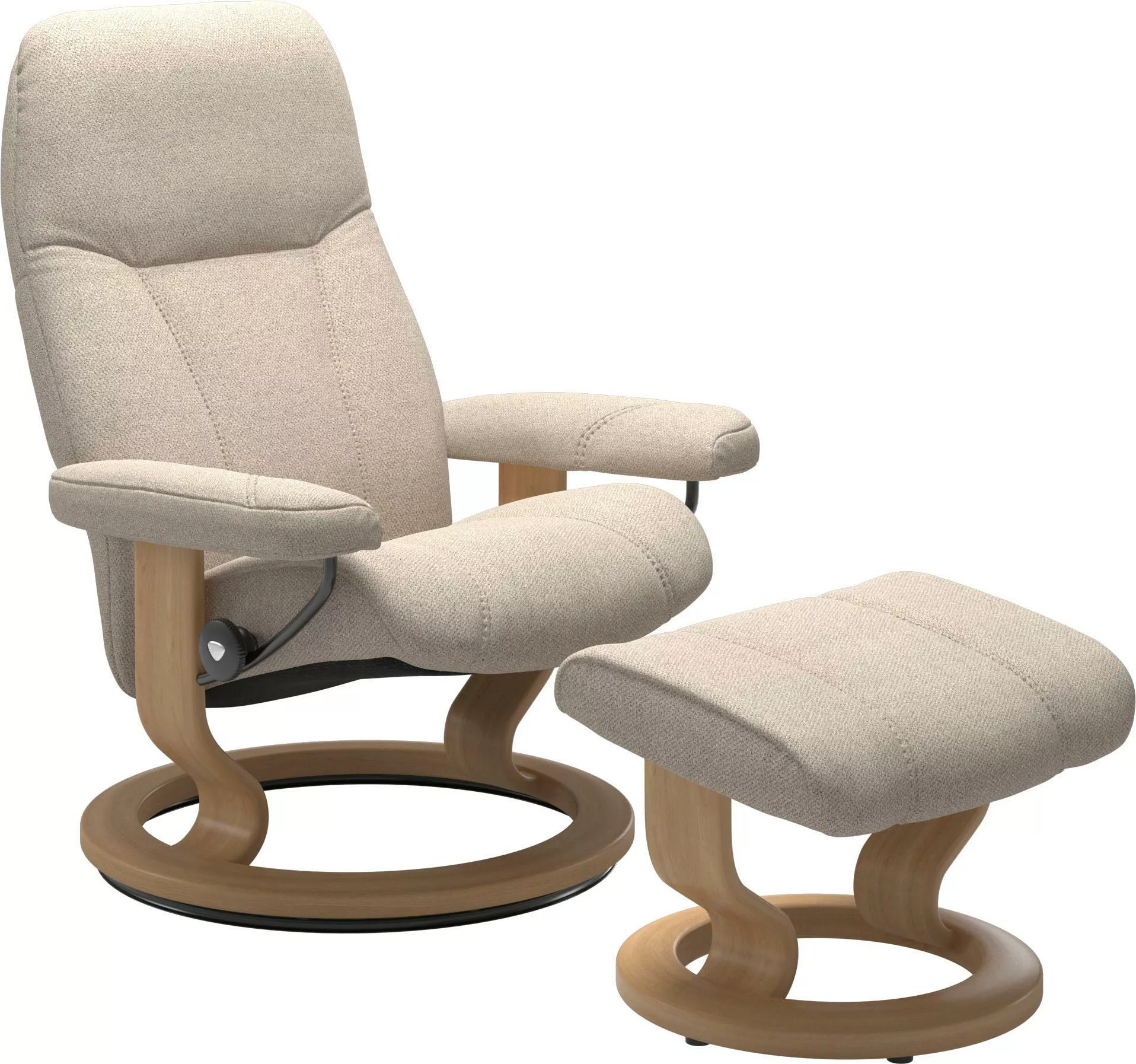 Stressless® Relaxsessel »Consul«, (Set, Relaxsessel mit Hocker), mit Hocker günstig online kaufen