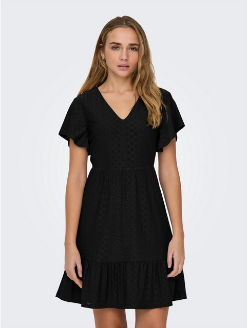 ONLY Jerseykleid ONLSANDRA S/S V-NECK DRESS JRS günstig online kaufen