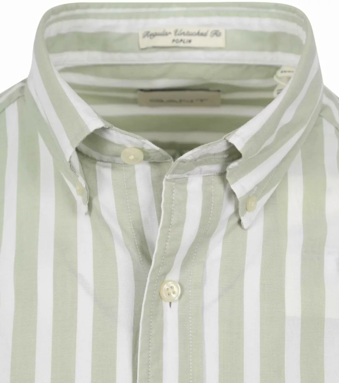 Gant College Hemd Stripe Hellgrün - Größe XL günstig online kaufen