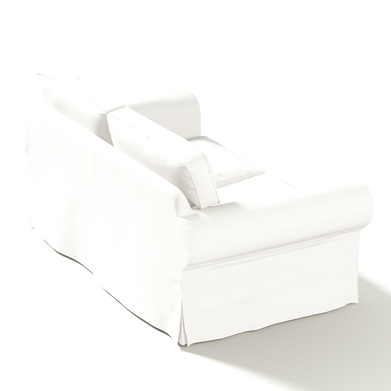 Bezug für Ektorp 2-Sitzer Schlafsofa NEUES Modell, weiss, Sofabezug für  Ek günstig online kaufen