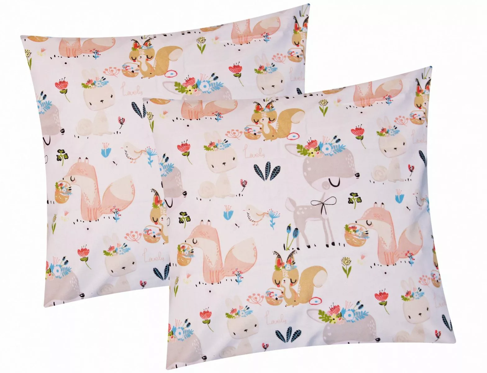 Heubergshop Kissenbezug, (2 Stück), 40x40cm Fuchs günstig online kaufen