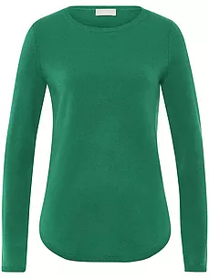 Rundhals-Pullover include grün günstig online kaufen