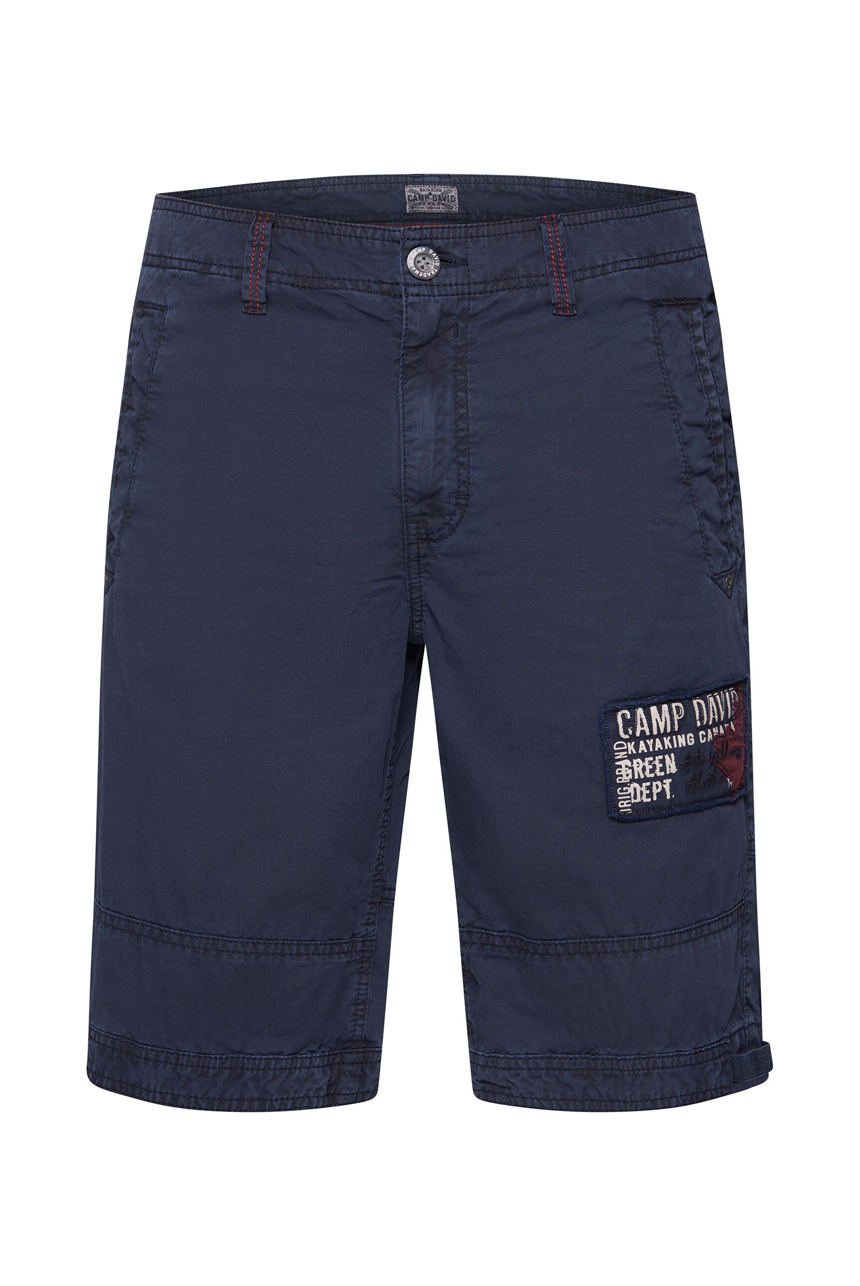 CAMP DAVID Shorts, mit Bindeband am Saum günstig online kaufen