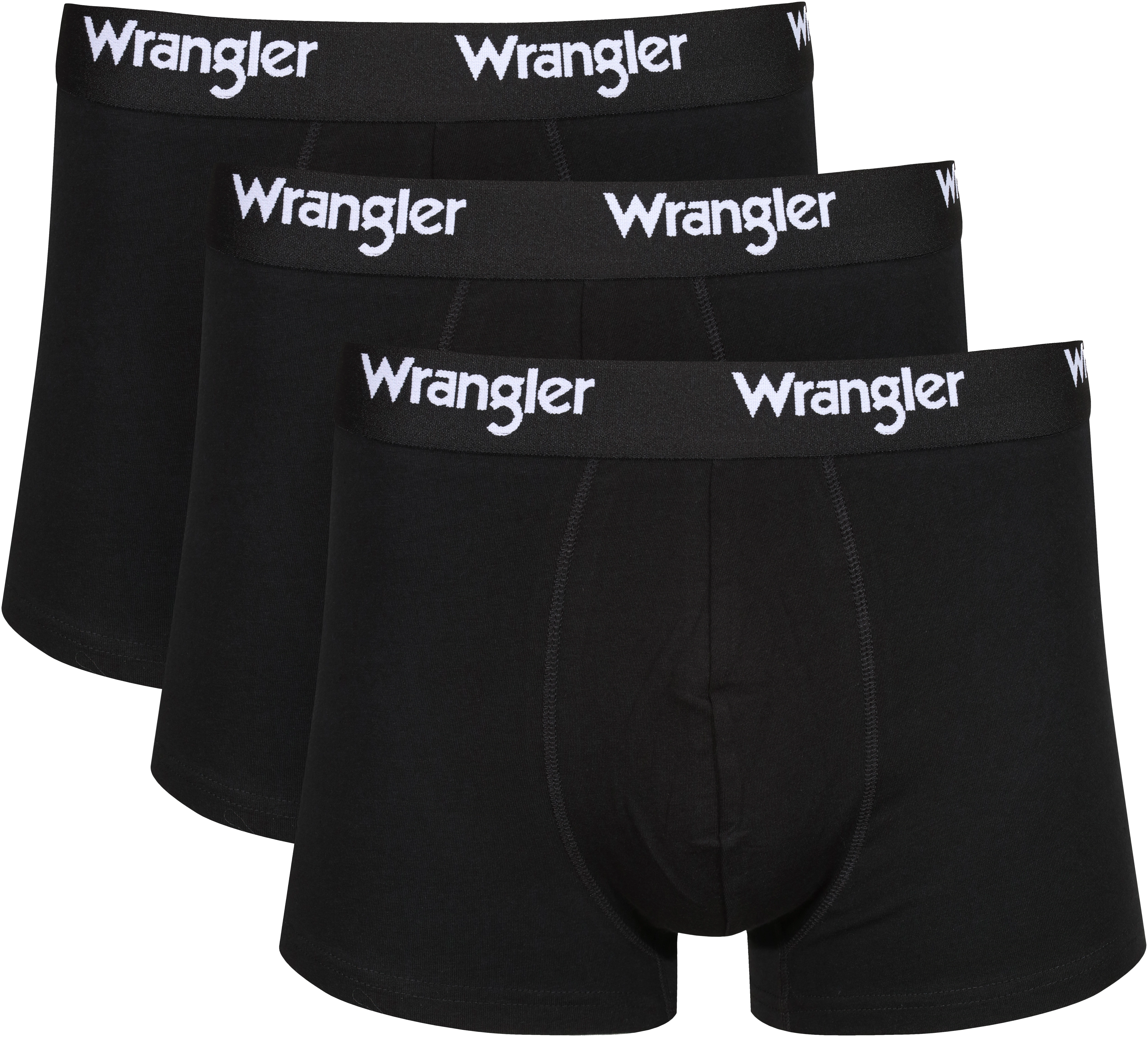 Wrangler Boxer "MASSON", (3er Pack), dehnbarer, elastischer Logobund günstig online kaufen