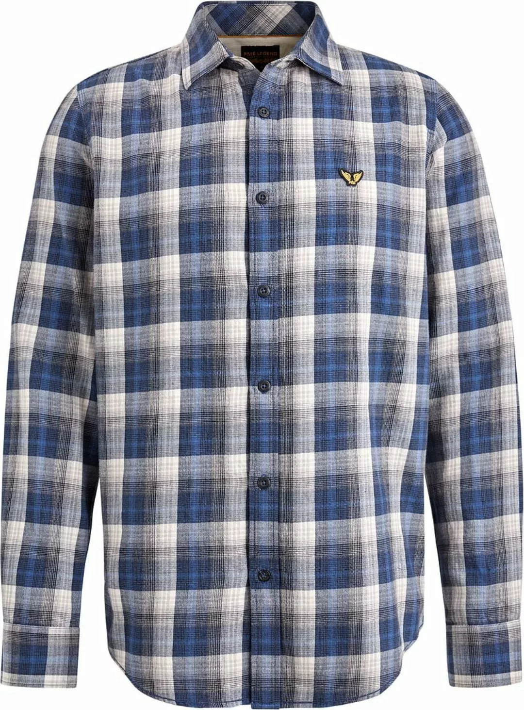 PME LEGEND Karohemd Long Sleeve Shirt Twill Yarndyed Check mit Karomuster günstig online kaufen