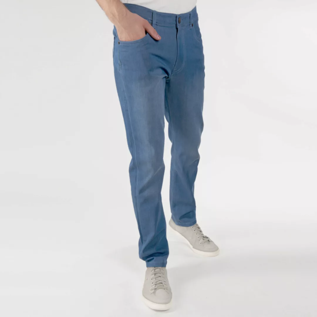 Sommer Jeans "Regular Summer" Aus Hellem Bio-baumwoll-denim günstig online kaufen