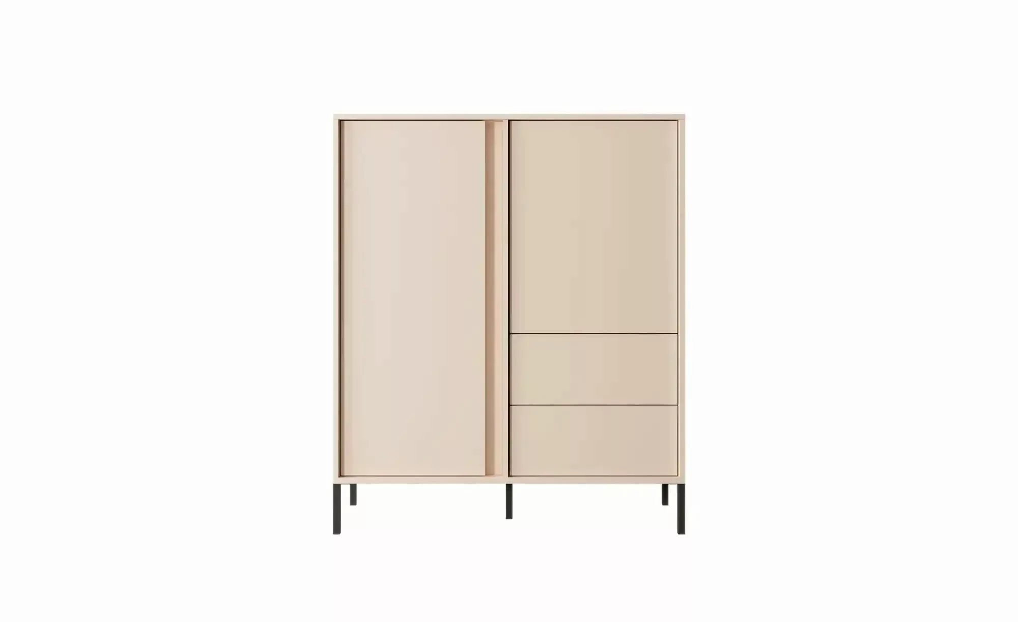 Highboard  Holen ¦ beige ¦ Maße (cm): B: 103 H: 123 Kommoden & Sideboards > günstig online kaufen