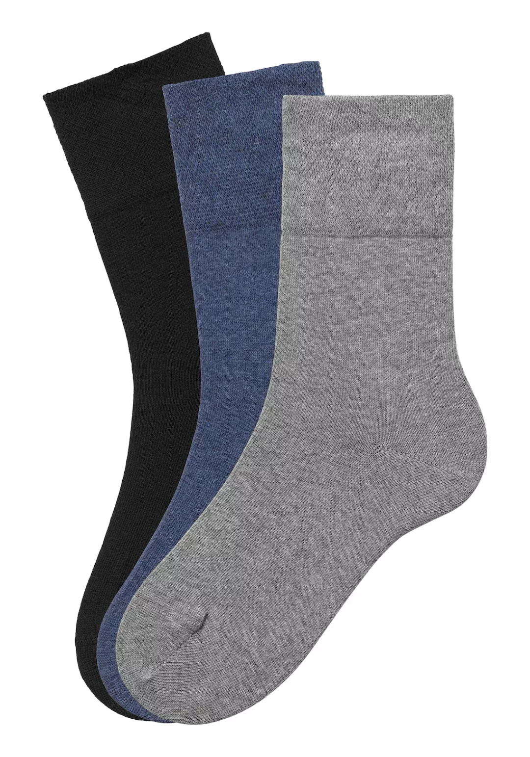 H.I.S Socken, (Packung, 3 Paar), mit Komfortbund auch für Diabetiker geeign günstig online kaufen