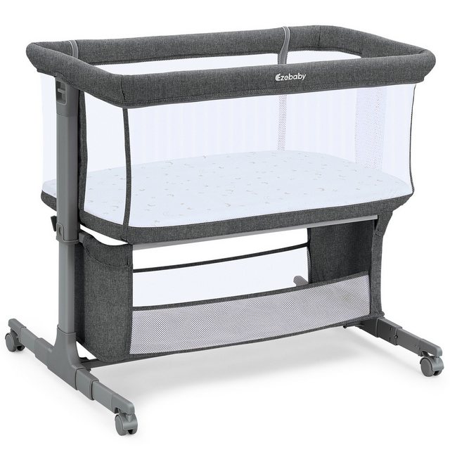 Ezebaby Beistellbett Baby Bettseitiger Bassinet für Neugeborene Tragbarer B günstig online kaufen