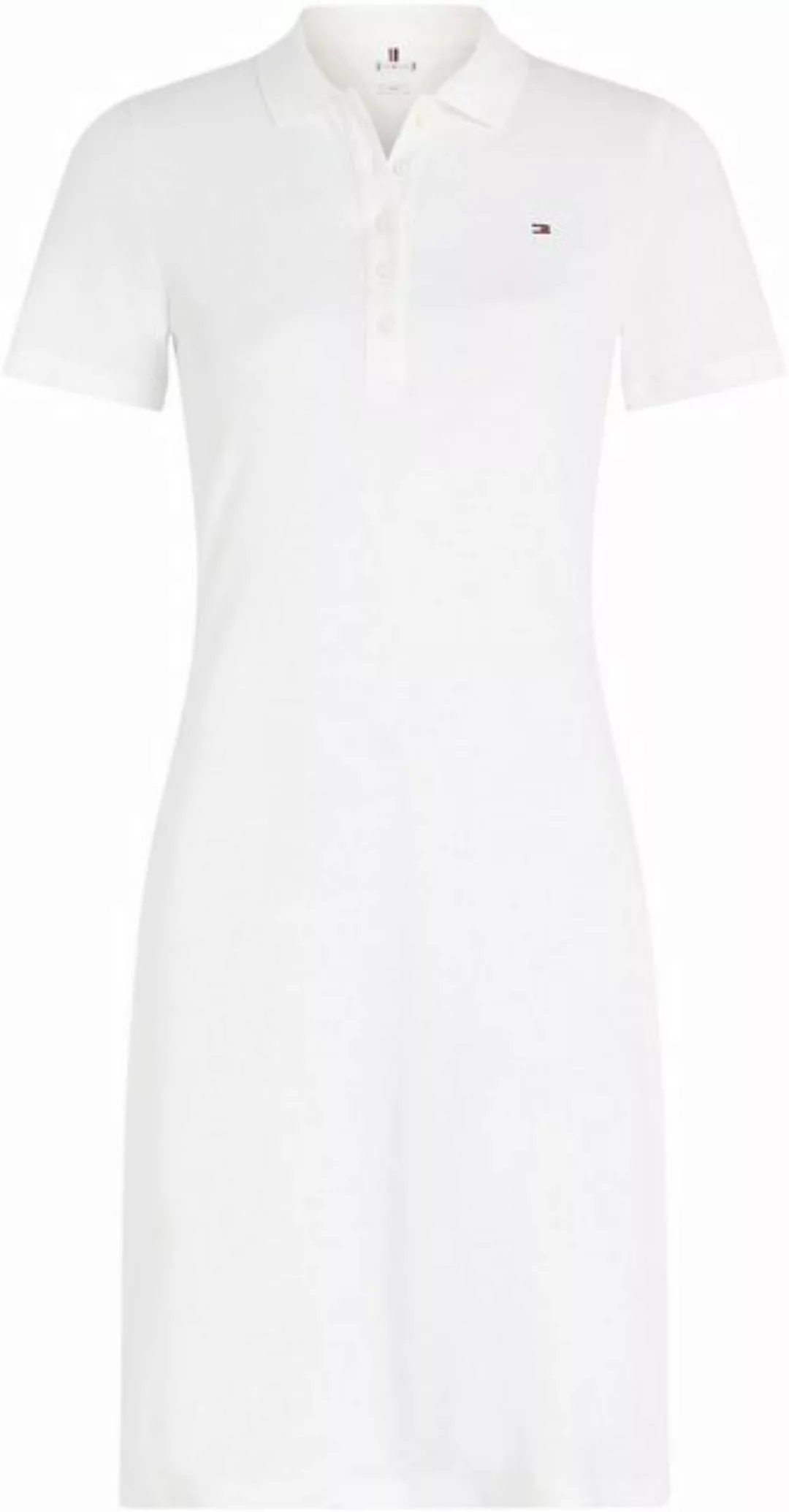 Tommy Hilfiger Polokleid 1985 SLIM PIQUE POLO DRESS SS mit dezenter Tommy H günstig online kaufen