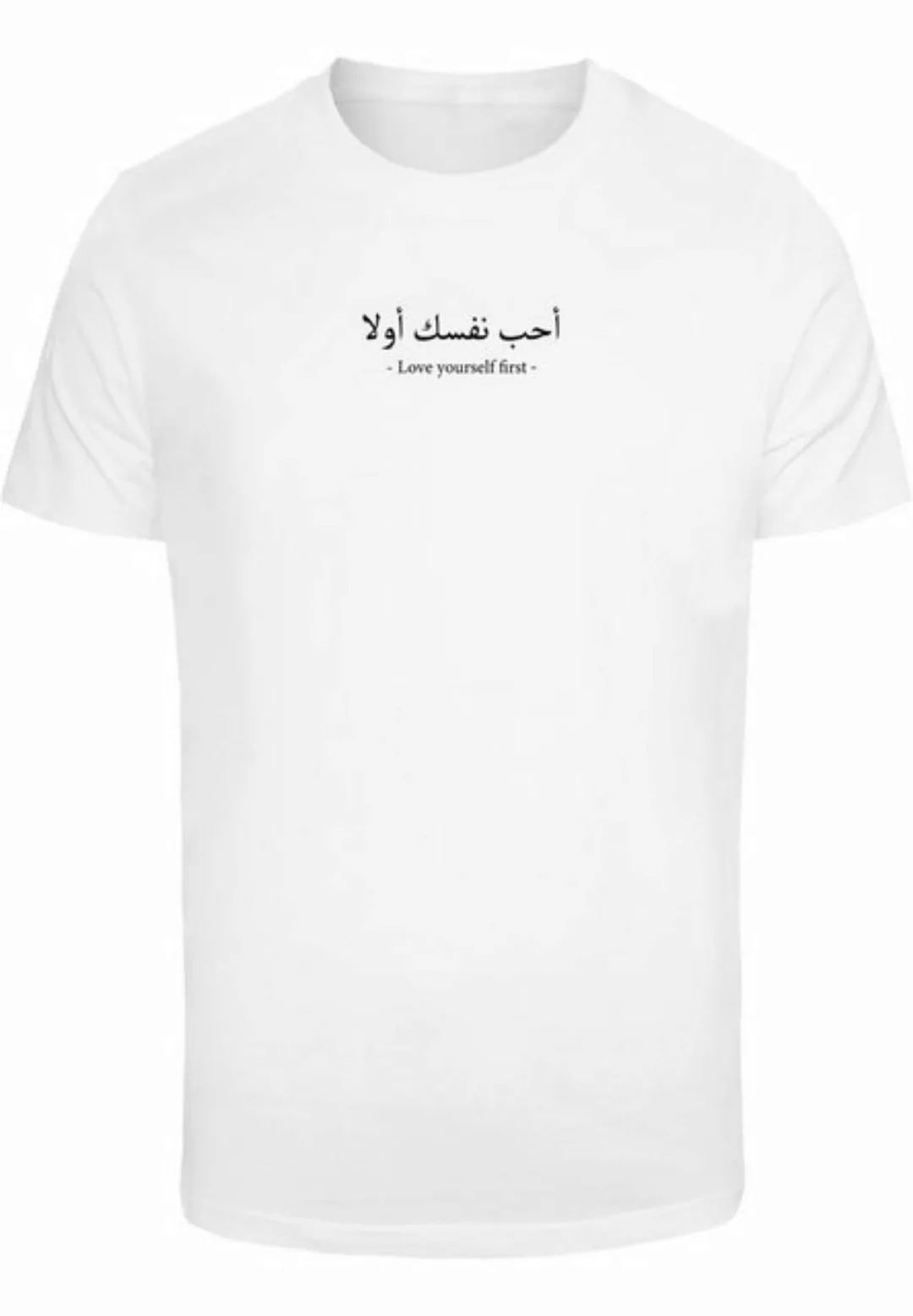 Merchcode T-Shirt Merchcode Herren Love Yourself First T-Shirt Round Neck ( günstig online kaufen