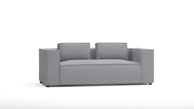 S-Style Möbel Sofa 2 sitzer Renzo aus Luxusmicrofaser mit weichem Sitz, 2-S günstig online kaufen