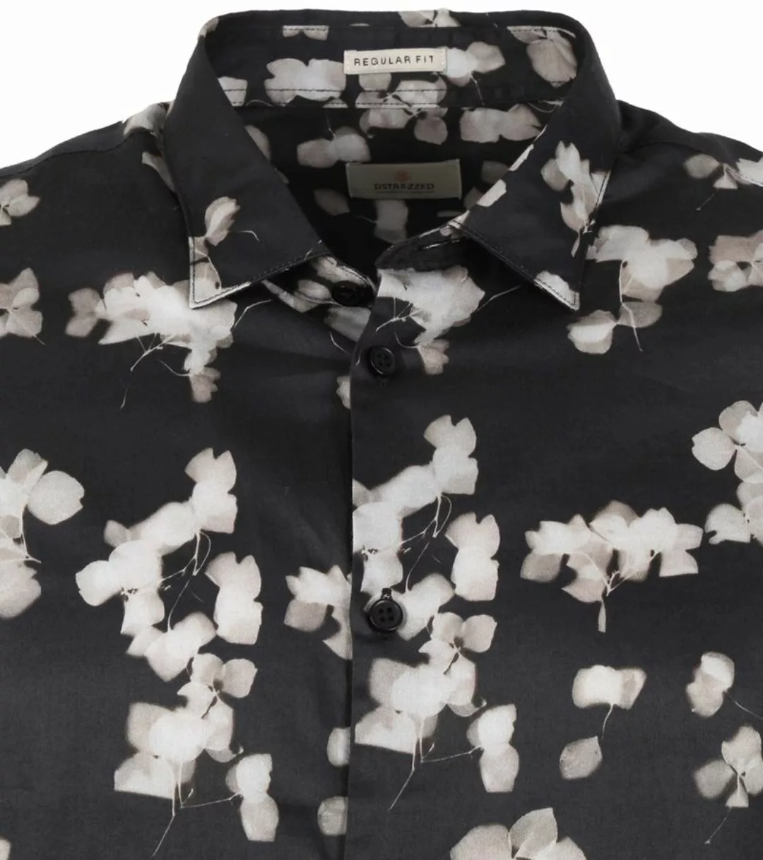 Dstrezzed Hemd X-Ray Flower Schwarz - Größe M günstig online kaufen