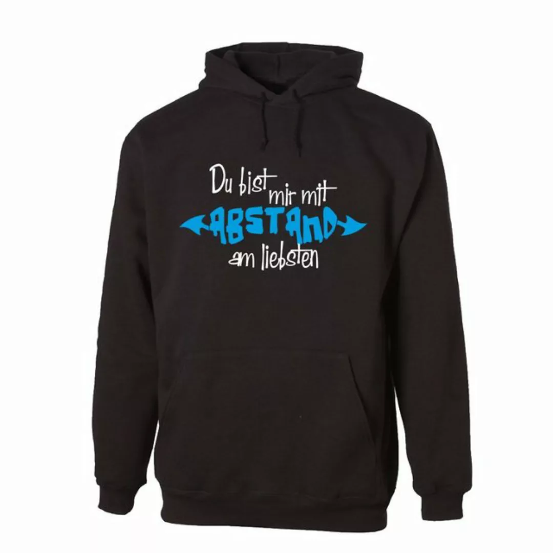 G-graphics Hoodie Du bist mit mit Abstand am liebsten mit trendigem Frontpr günstig online kaufen