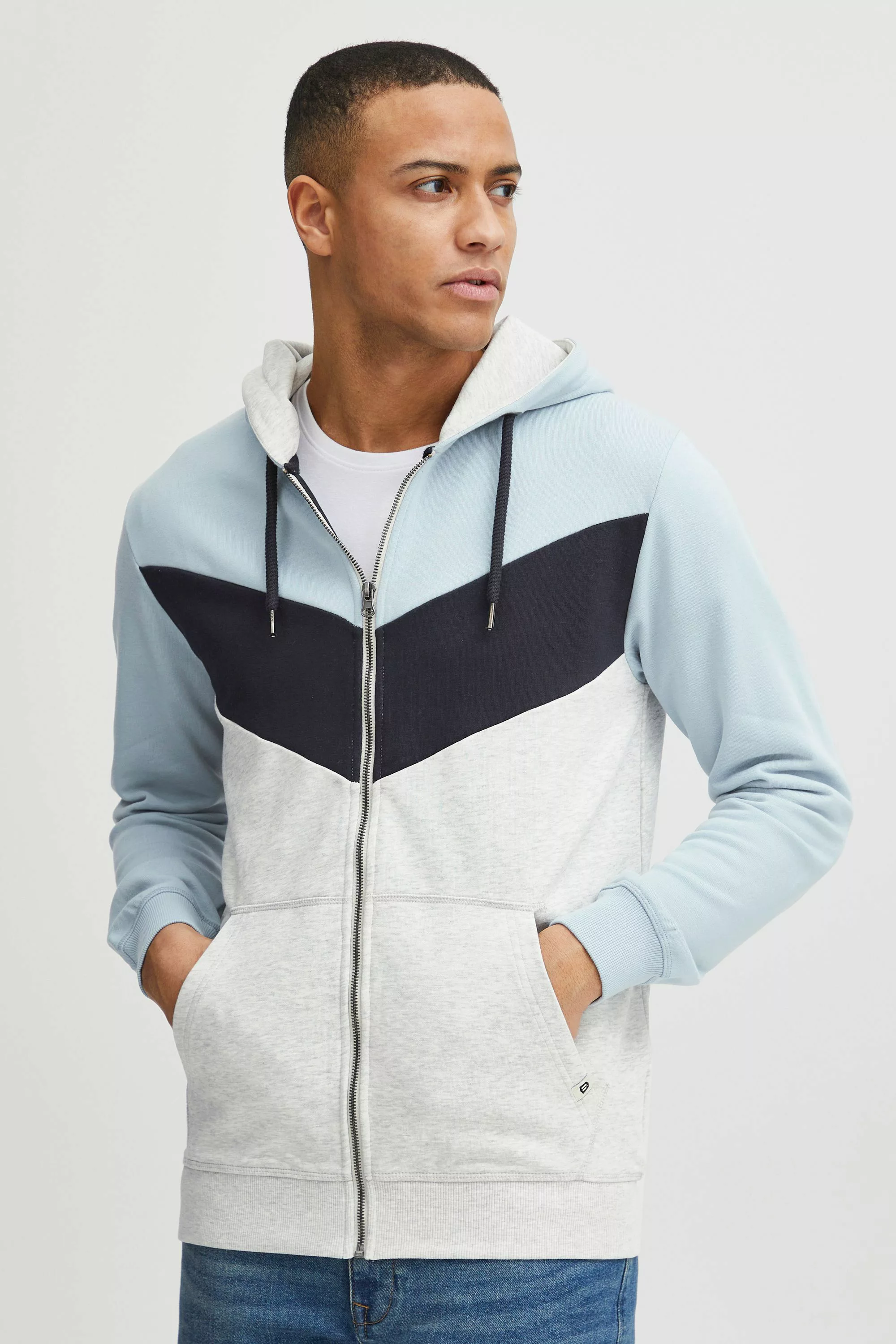 Indicode Kapuzensweatjacke "Kapuzensweatjacke IDPock" günstig online kaufen