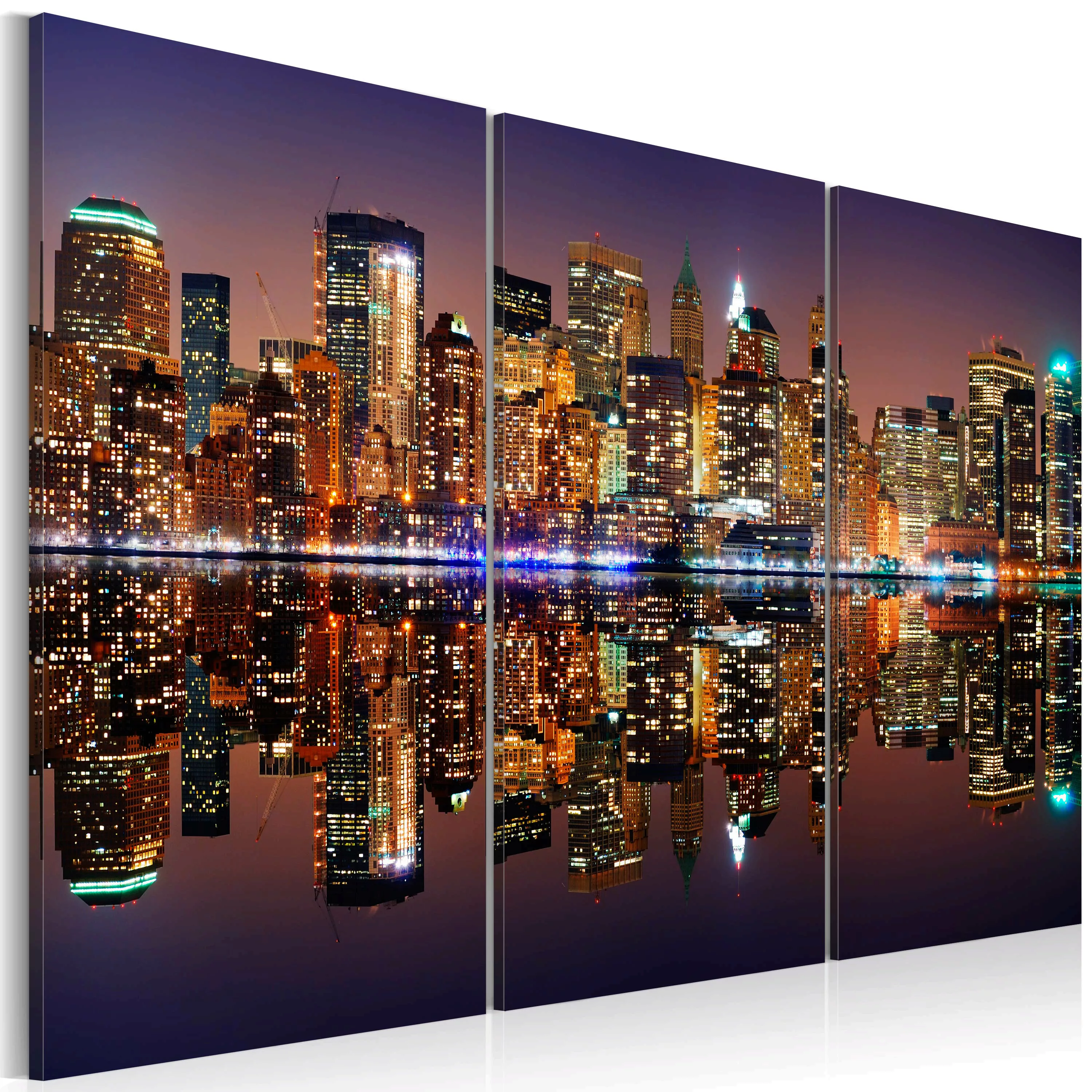 Wandbild - New York Im Wasserspiegel günstig online kaufen