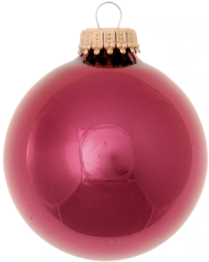 Krebs Glas Lauscha Weihnachtsbaumkugel "CBK79614, Weihnachtsdeko rot, Chris günstig online kaufen