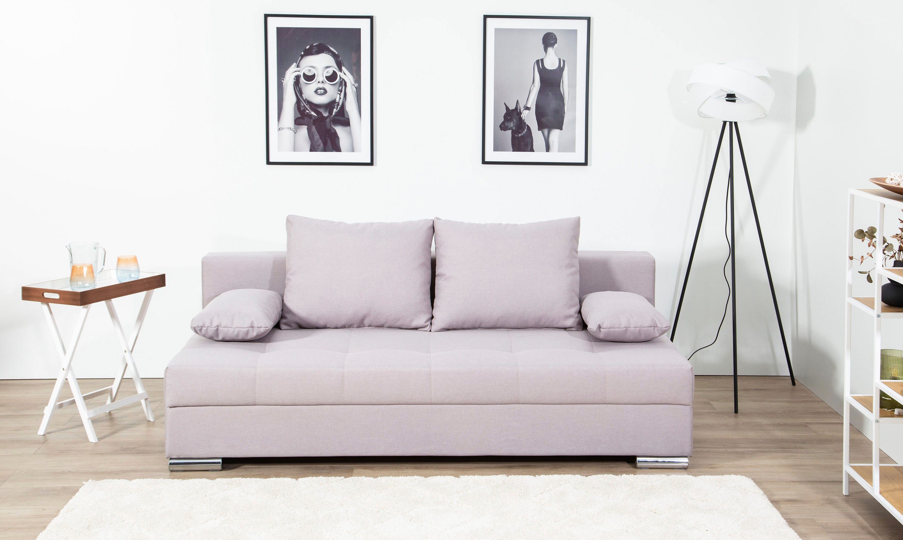 COLLECTION AB Schlafsofa "Tania mit Bettfunktion und Bettkasten", komfortab günstig online kaufen