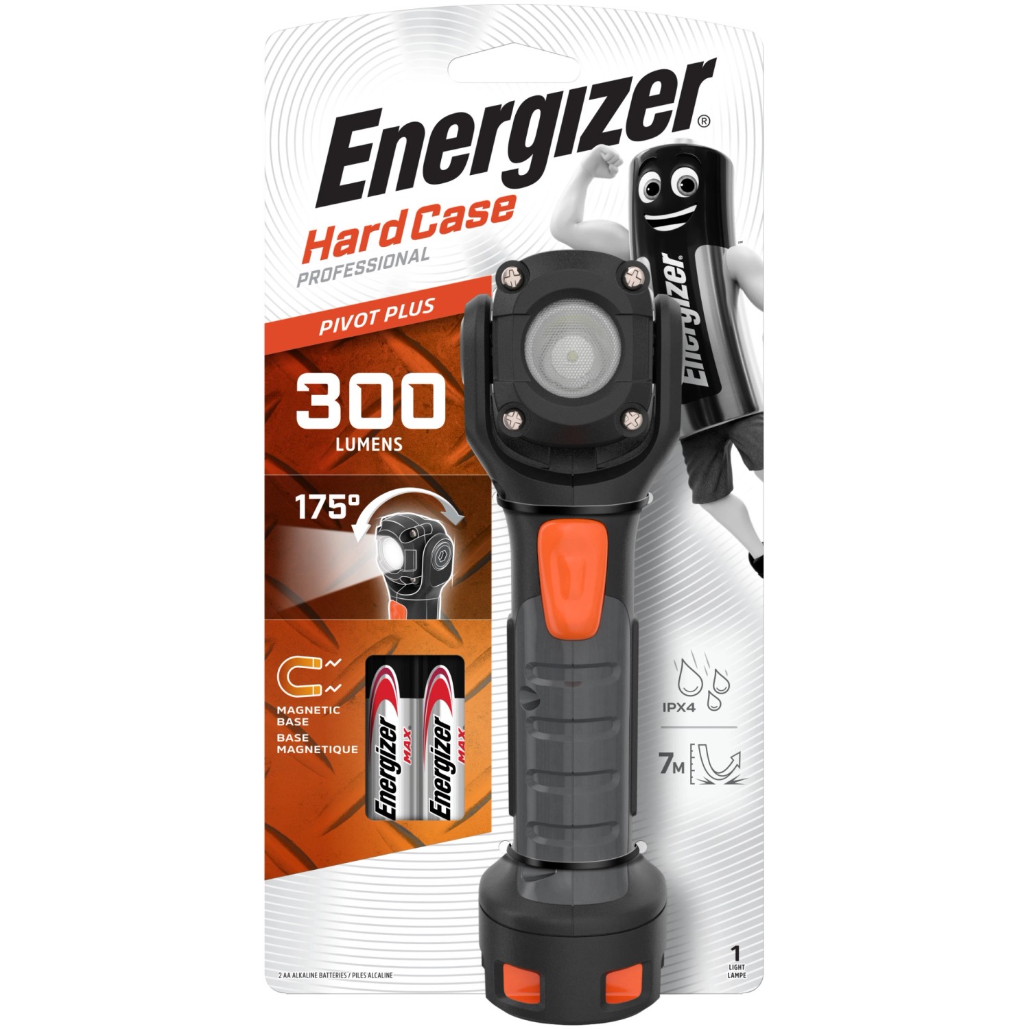 Energizer Arbeitslampe Hardcase Pivot 2xAA inkl. günstig online kaufen