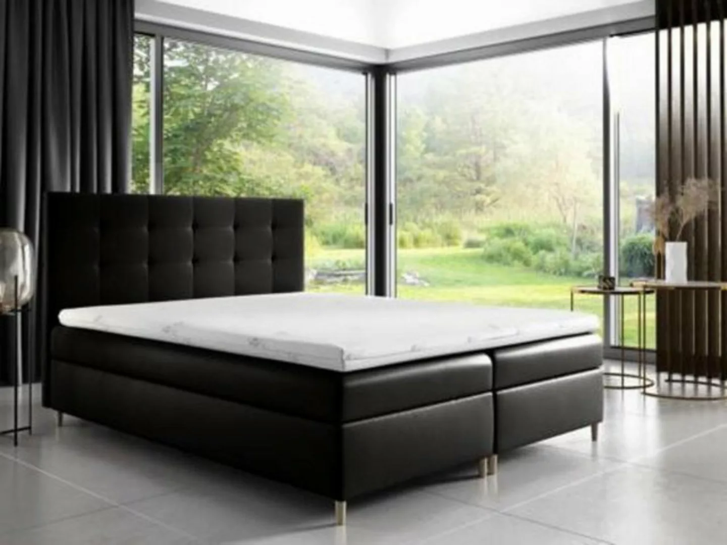 JVmoebel Bett, Doppel Hotel Modern Bett Schlafzimmer Betten Design Boxsprin günstig online kaufen