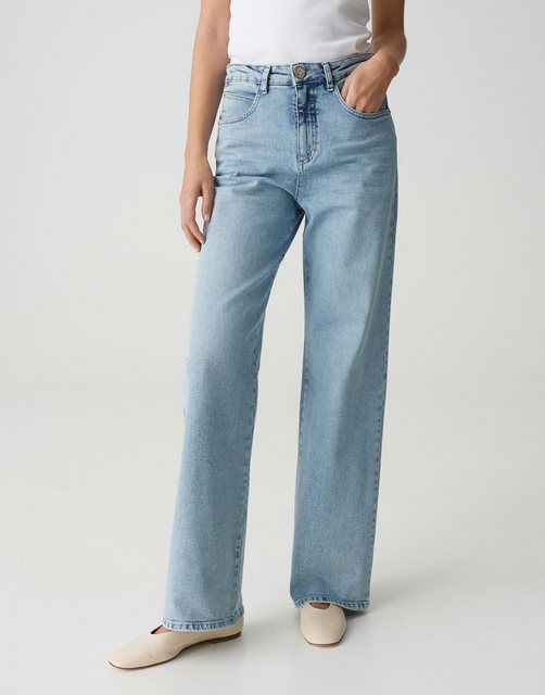 OPUS Weite Jeans MIVY FRESH High Rise aus Spanish Cotton günstig online kaufen