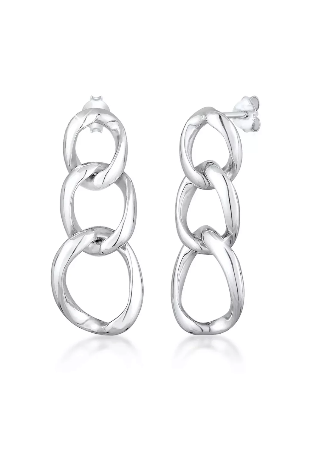 Elli Paar Ohrhänger "Ohrhänger Basic Blogger Chain Look 925 Silber" günstig online kaufen