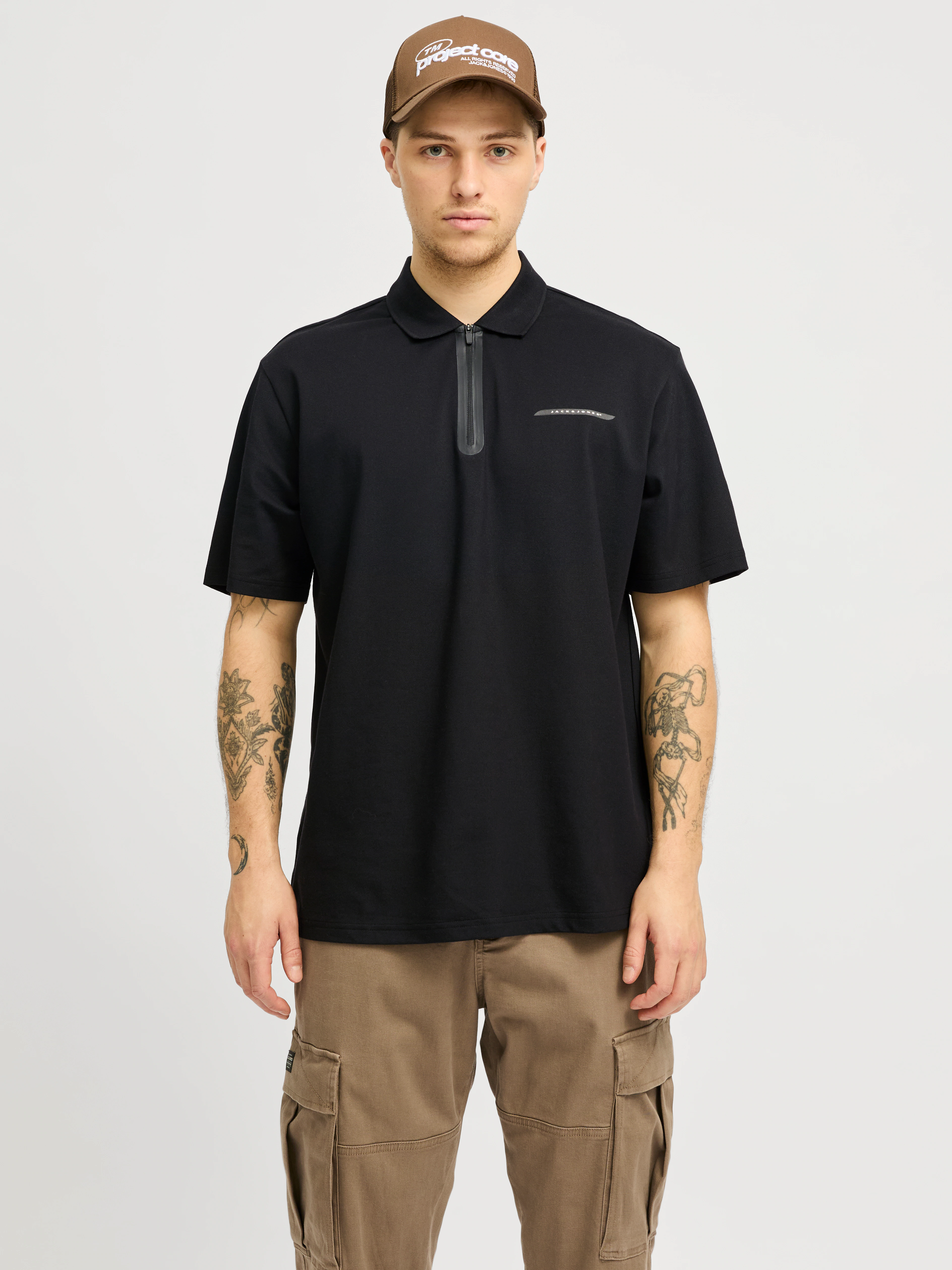 Jack & Jones Poloshirt "JCOFUSION PIQUE POLO SS SN" günstig online kaufen