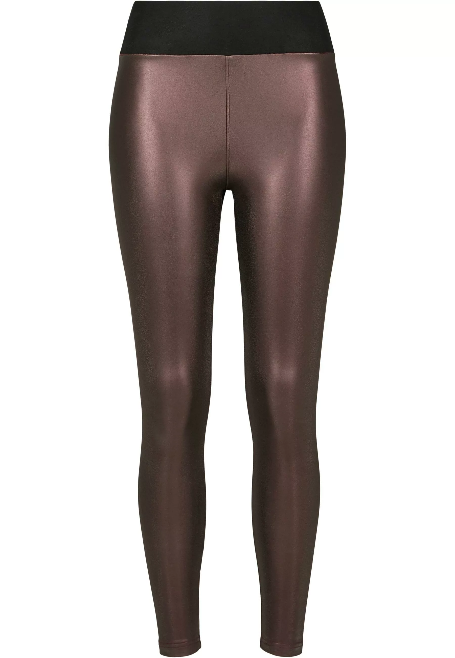 URBAN CLASSICS Leggings "Urban Classics Damen Ladies Faux Leather High Wais günstig online kaufen