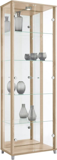 fif möbel Vitrine "OPTIMA", Standvitrine, Vitrinenschrank, Glasvitrine, Sam günstig online kaufen