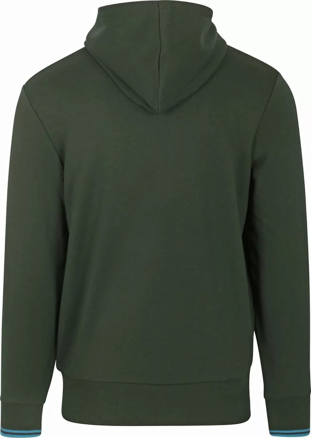 Fred Perry Hoodie Logo Night Green - Größe M günstig online kaufen