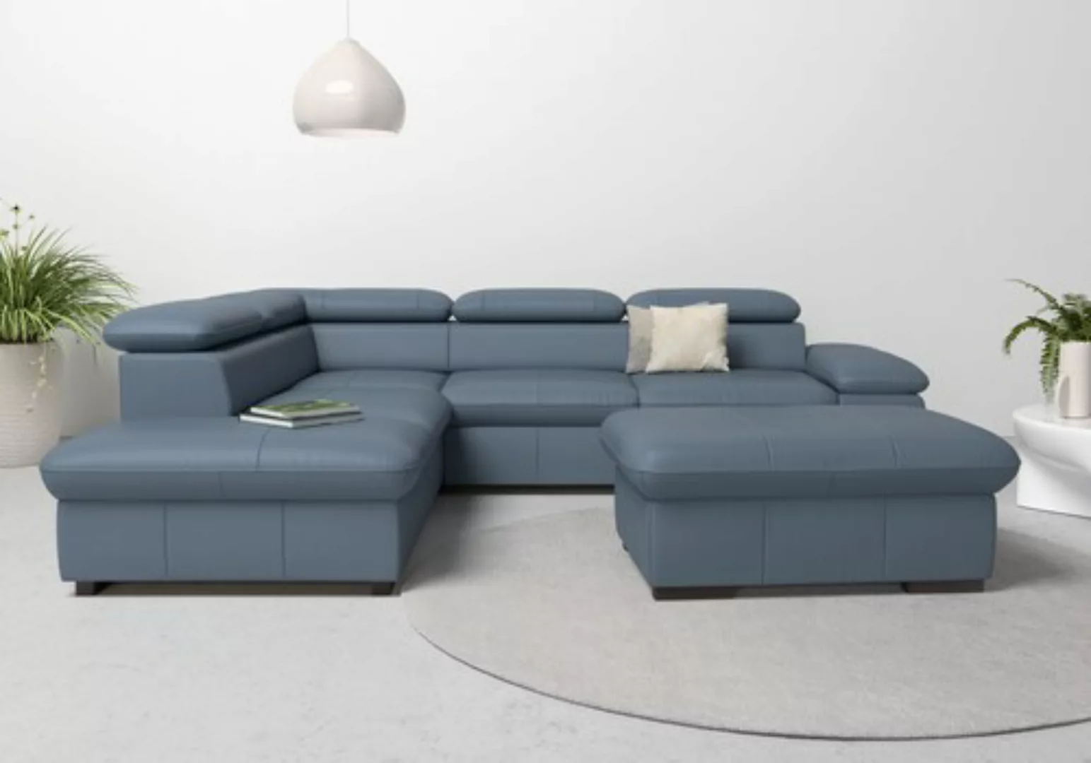Home affaire Ecksofa »Alberto L-Form«, mit Kopfteilverstellung, wahlweise m günstig online kaufen