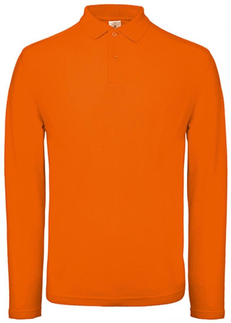 B&C Langarm-Poloshirt Herren Long Sleeve Polo günstig online kaufen