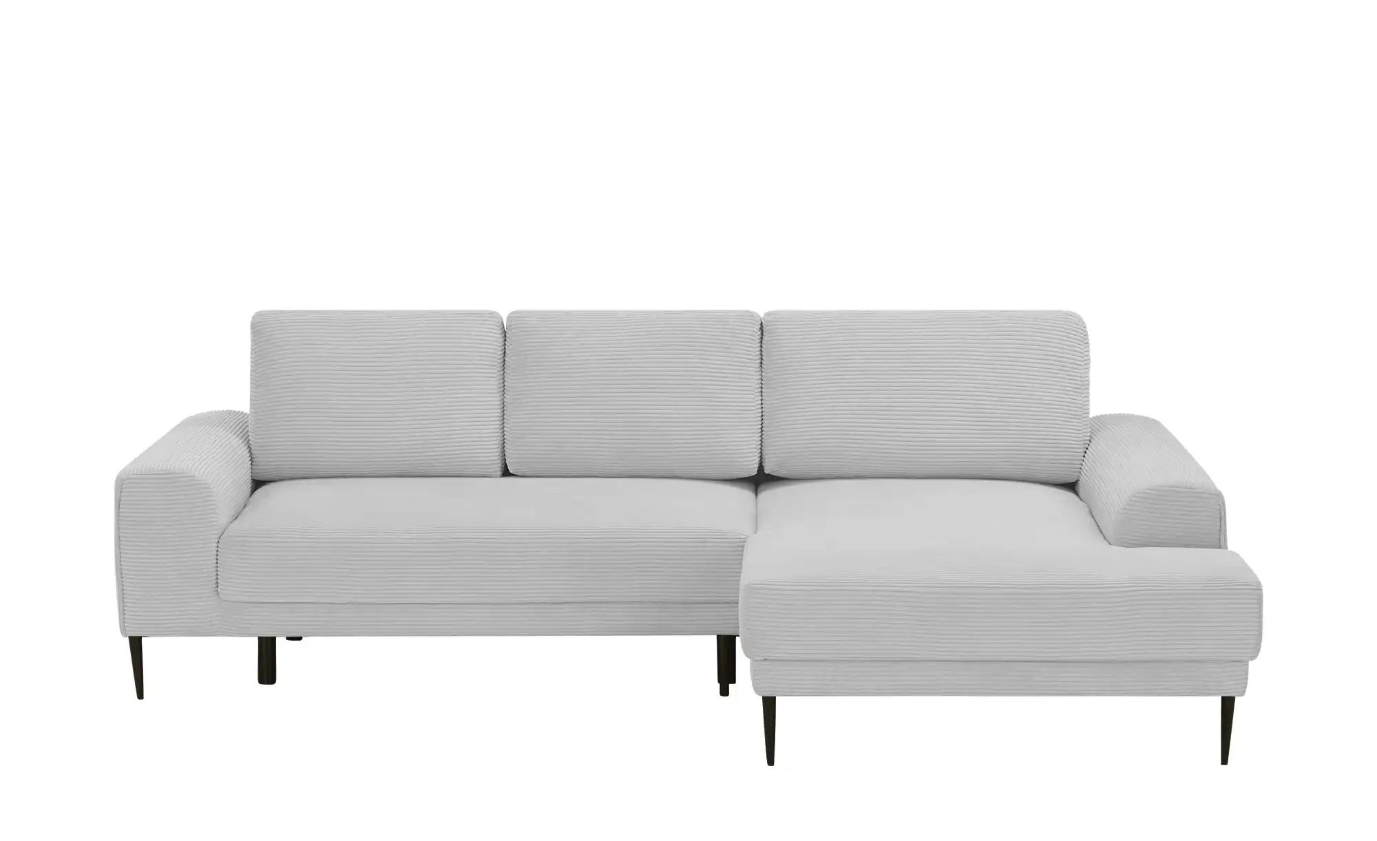 switch Ecksofa aus Cord Capitol ¦ silber ¦ Maße (cm): B: 276 H: 89 T: 175 P günstig online kaufen