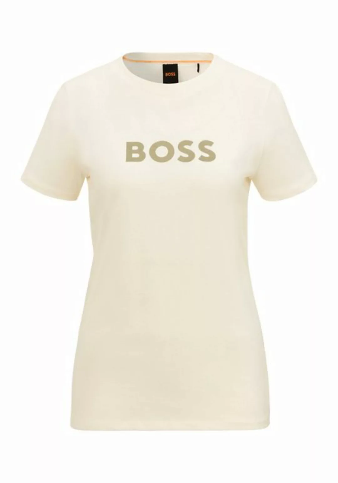 BOSS ORANGE T-Shirt C_Elogo_5 mit kontrastfarbenem BOSS-Schriftzug günstig online kaufen