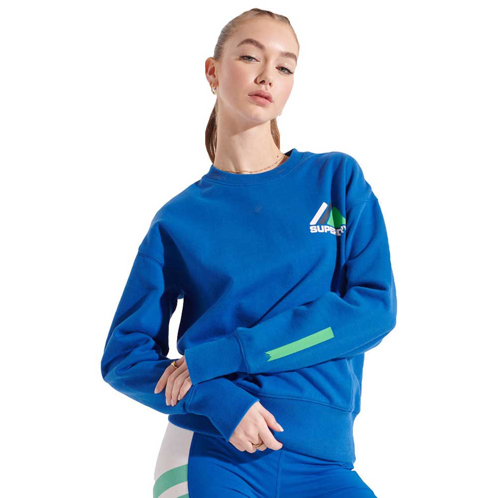 Superdry Mountain Sport Crew Sweatshirt XS Royal günstig online kaufen