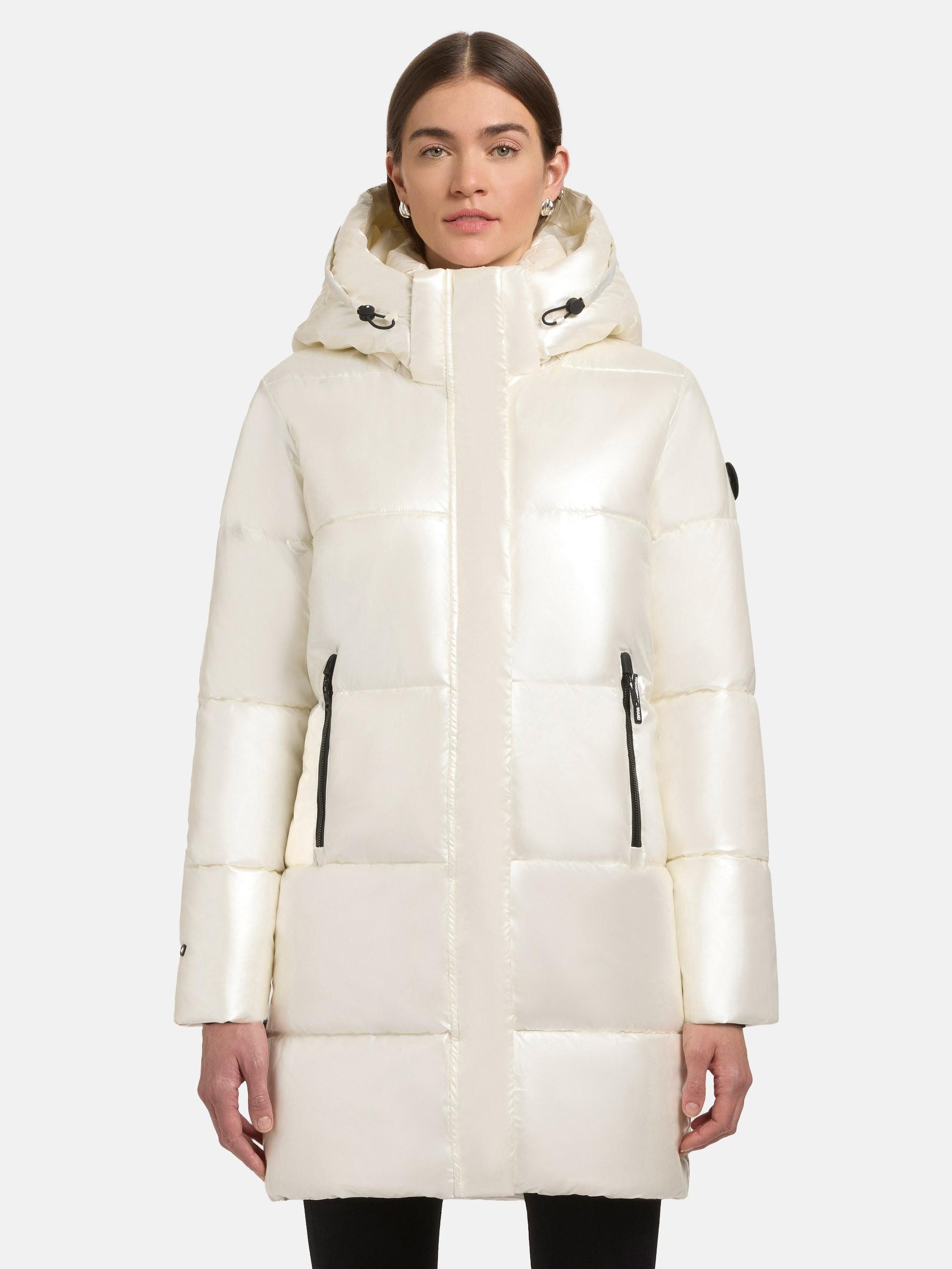 khujo Steppmantel "Haya Shiny-YM", Wasserdichter gesteppter Damen Winter Ku günstig online kaufen
