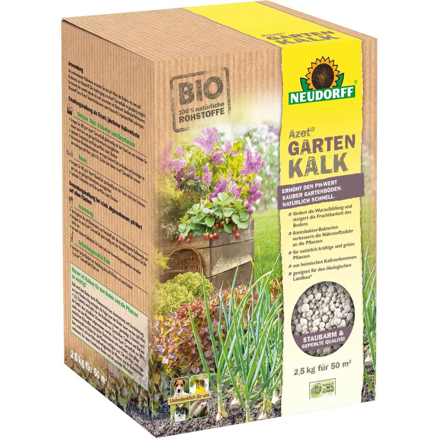 Neudorff Azet Gartenkalk+ 2,5 kg günstig online kaufen