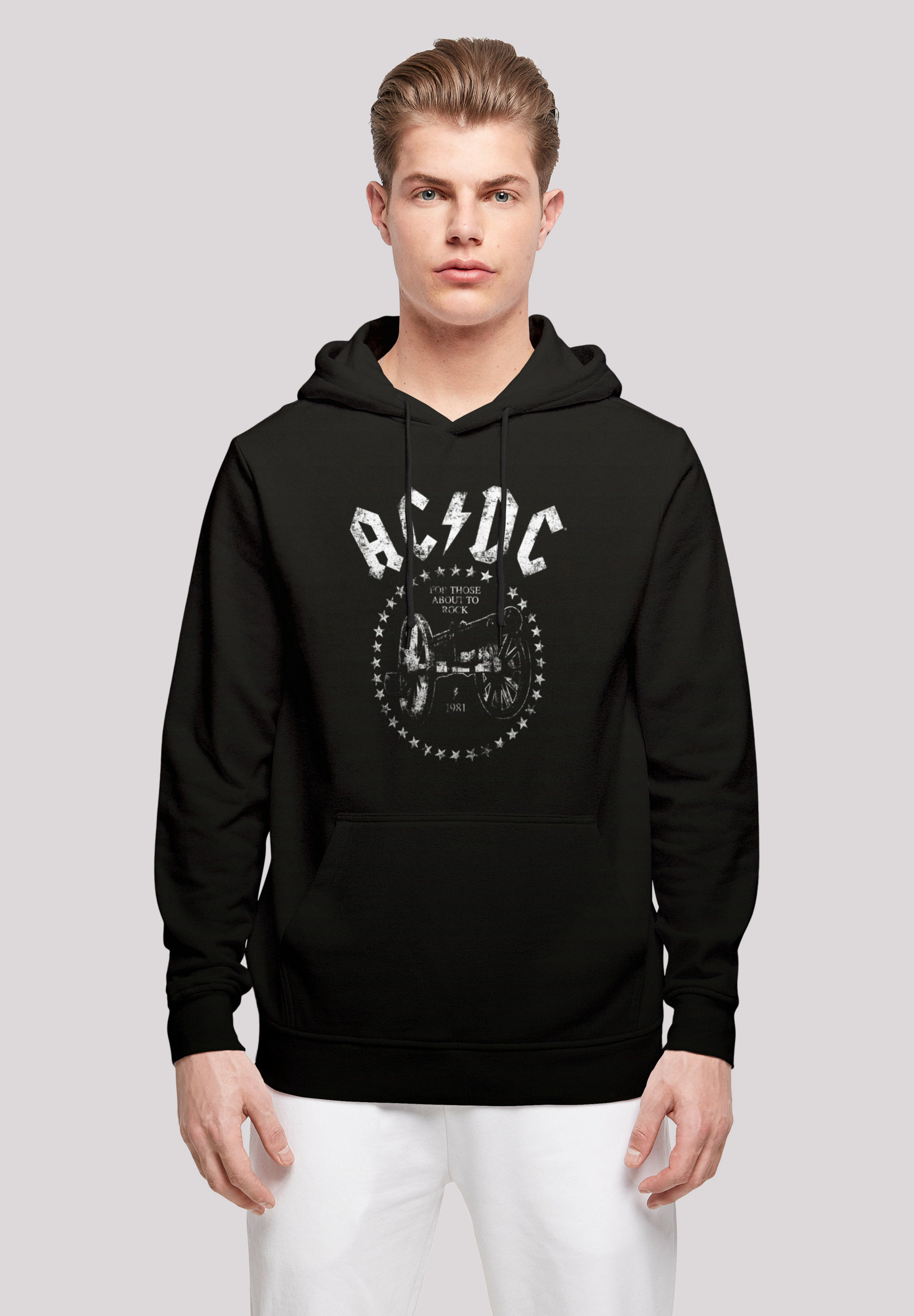 F4NT4STIC Kapuzenpullover "ACDC Rock Band Music We Salute You Cannon", Prin günstig online kaufen